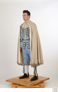   Photos Man in Historical Civilian suit 11 16th century Historical Clothing cloak whole body 0002.jpg